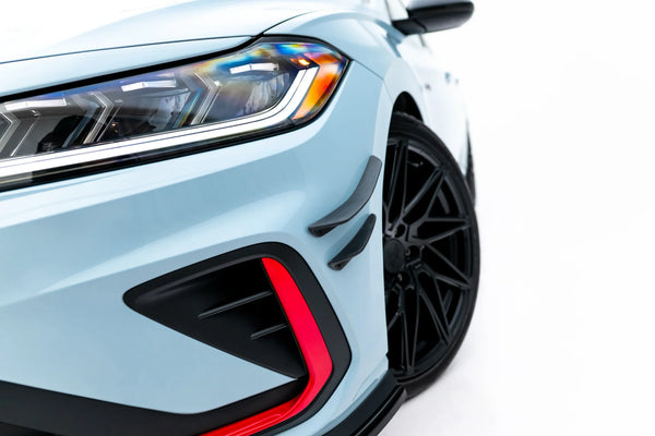 FOR VOLKSWAGEN - JETTA GLI - MK7 FACELIFT 2 - FRONT BUMPER WINGS (CANARDS)