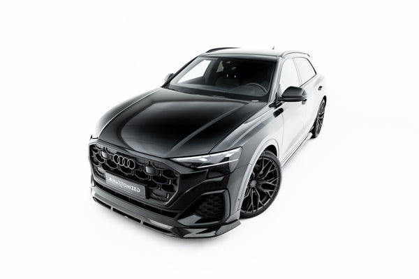 FOR AUDI - SQ8 / Q8 S-LINE - MK1 FACELIFT - CARBON FIBER FRONT SPLITTER