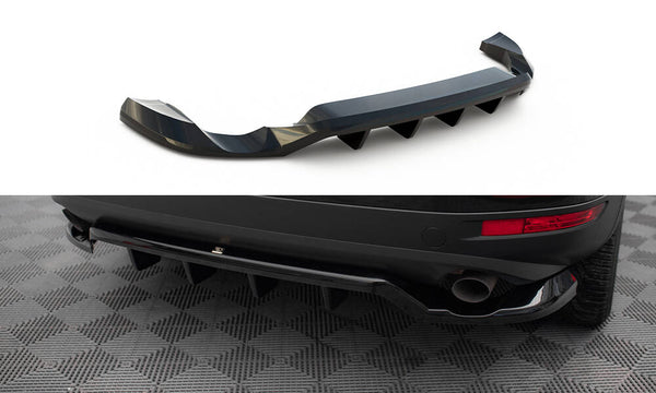 FOR VOLKSWAGEN - TOUAREG - MK2 - CENTRAL REAR SPLITTER (WITH VERTICAL BARS)