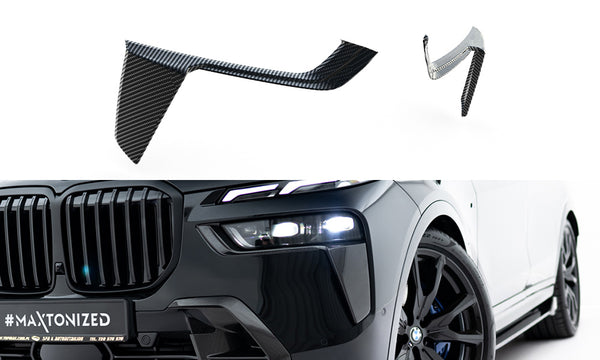 FOR BMW - X7 M-PACK - G07 FACELIFT - CARBON FIBER FRONT BUMPER AIR INTAKES