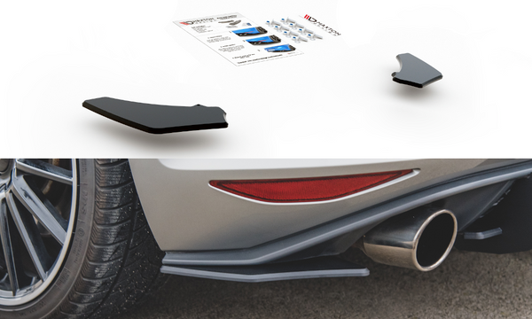 FOR VOLKSWAGEN - MK7 GOLF GTI - RACING DURABILITY REAR SIDE SPLITTERS - V2