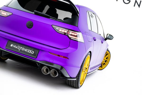 FOR VOLKSWAGEN - GOLF R - MK8/ MK8 FACELIFT - REAR SIDE SPLITTERS - V1