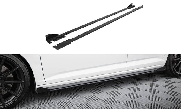 FOR VOLKSWAGEN - JETTA GLI - MK7 - STREET PRO SIDE SKIRTS DIFFUSERS + FLAPS