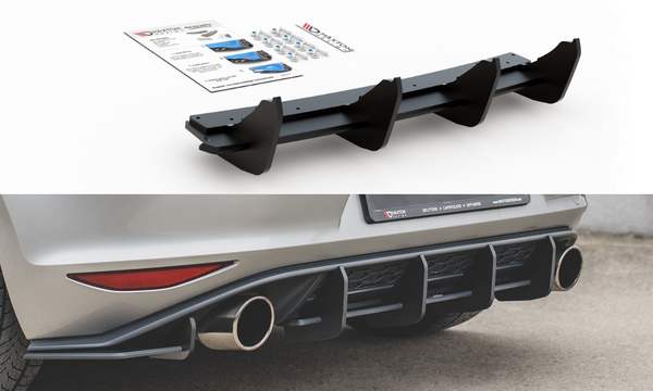 FOR VOLKSWAGEN - MK7 GOLF GTI - REAR RACING DURABILITY DIFFUSER - V1