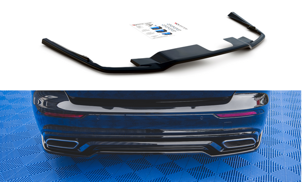 FOR VOLVO - S60 / V60 - MK3 - R DESIGN- CENTRAL REAR SPLITTER