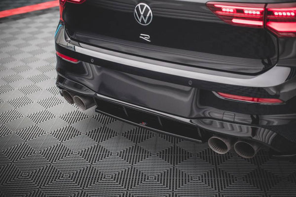 FOR VOLKSWAGEN - GOLF R - MK8/ MK8 FACELIFT - CENTRAL REAR SPLITTER