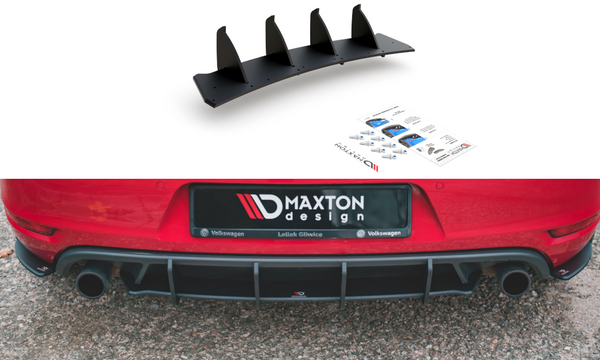 FOR VOLKSWAGEN - MK6 GOLF GTI - DURABILITY - REAR DIFFUSER - V2