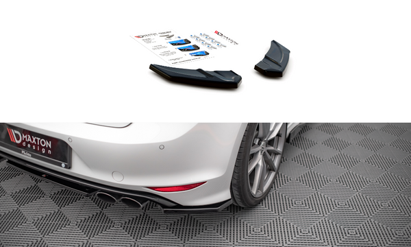 FOR VOLKSWAGEN - MK7 GOLF R - REAR SIDE SPLITTERS - V3