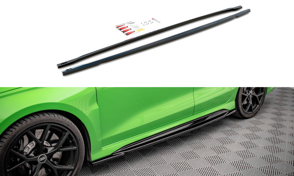 FOR AUDI - RS3 - 8Y - SIDE SKIRTS DIFFUSERS