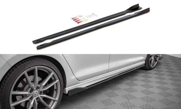 FOR VOLKSWAGEN - MK7 GOLF R - SIDE SKIRTS DIFFUSERS - V2
