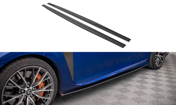 LEXUS - GS - F - MK4 - FACELIFT - STREET PRO SIDE SKIRTS DIFFUSERS