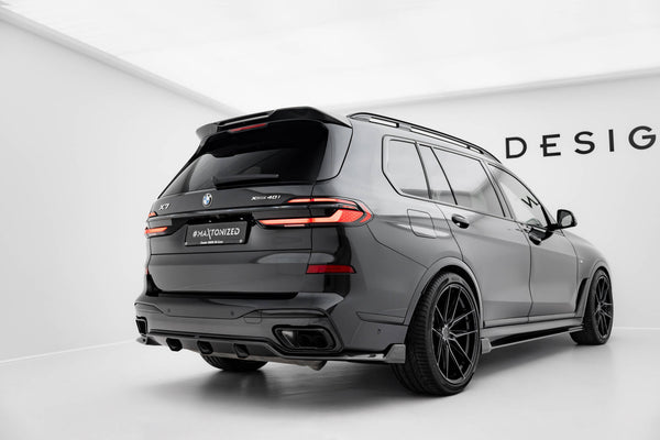 FOR BMW - X7 M-PACK - G07/ G07  FACELIFT - CARBON FIBER REAR DIFFUSER (VERSION WITHOUT TOWBAR)