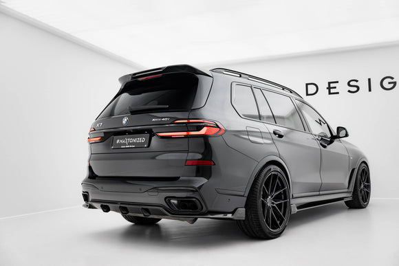 BMW - X7 M-PACK - G07/ G07  FACELIFT - CARBON FIBER REAR DIFFUSER (VERSION WITHOUT TOWBAR)