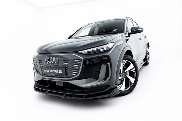 FOR AUDI - Q6 E-TRON STANDARD / S-LINE / SQ6 E-TRON SUV / SPORTBACK MK1 - FRONT SPLITTER