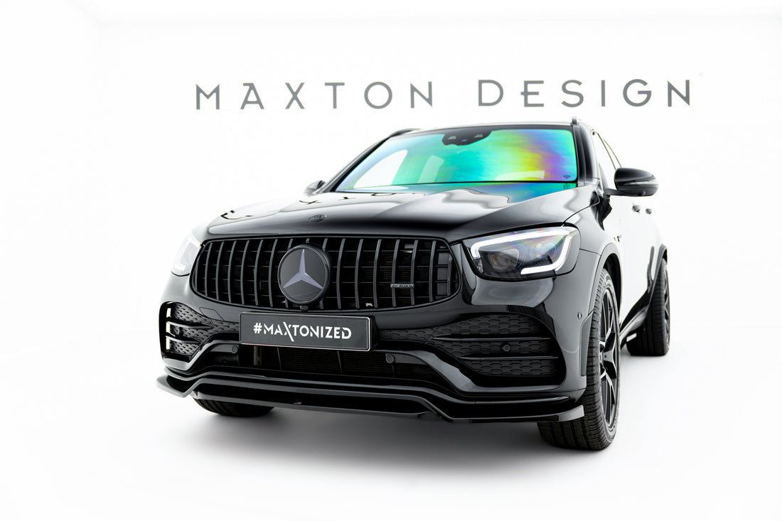 FOR MERCEDES-AMG - GLC 43/ AMG-LINE SUV X253 FACELIFT / AMG-LINE COUPE C253  - FRONT SPLITTER