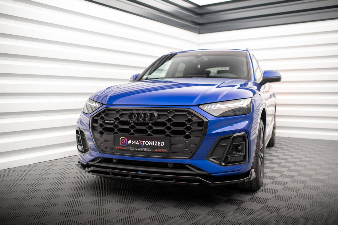 Front Splitter V.1 suitable for Audi SQ5 / Q5 S-Line SUV / Sportback Mk2 Facelift