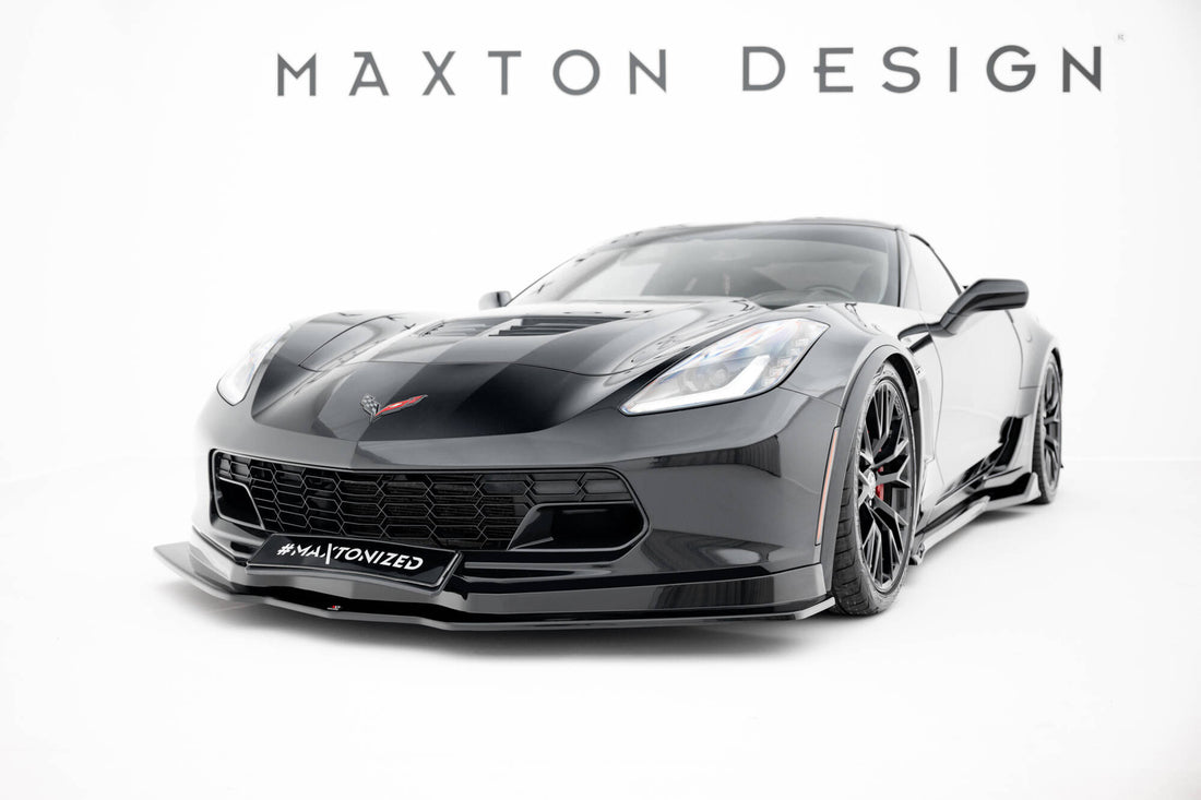 FOR CHEVROLET - CORVETTE STINGRAY / Z06 C7 - FRONT SPLITTER - V1