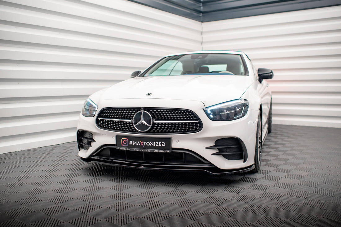Front Splitter V.1 suitable for Mercedes-Benz E-Class W213 Coupe Facelift (C238 Facelift) / Cabriolet (A238 Facelift) AMG-Line / 53 AMG