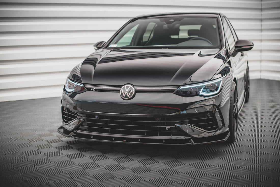 Front Splitter V.2 suitable for Volkswagen Golf R Hatchback / Variant Mk8