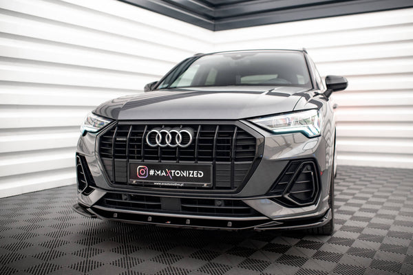 FOR AUDI - Q3 SUV S-LINE F3 - FRONT SPLITTER - V3