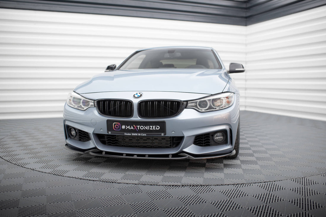 Front Splitter V.3 suitable for BMW 4 Coupe / Gran Coupe / Cabrio M-Pack F32 / F36 / F33