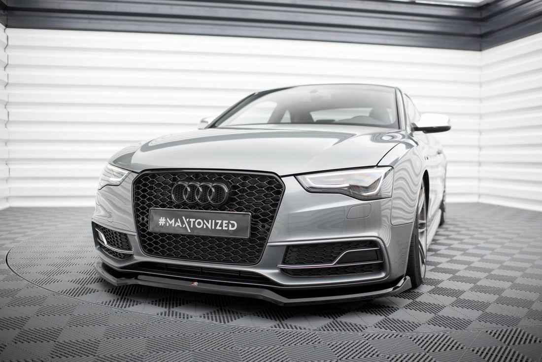FOR AUDI - S5 / A5 S-LINE - B8 FACELIFT - FRONT SPLITTER - V4