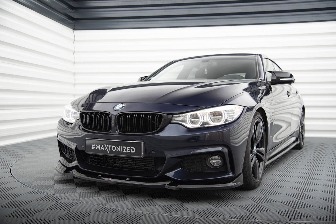 Front Splitter V.6 suitable for BMW 4 Coupe / Gran Coupe / Cabrio M-Pack F32 / F36 / F33