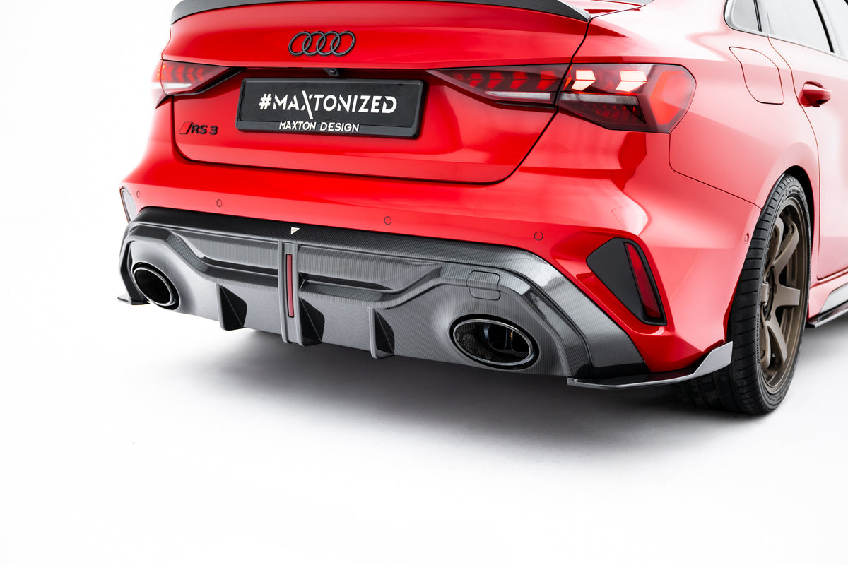Audi - RS3 Sedan - 8Y Facelift - Carbon Fiber Rear Diffuser – Maxton ...