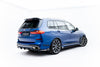 BMW - X7 M-PACK - G07/ G07  FACELIFT - CARBON FIBER REAR DIFFUSER (VERSION WITH TOWBAR)
