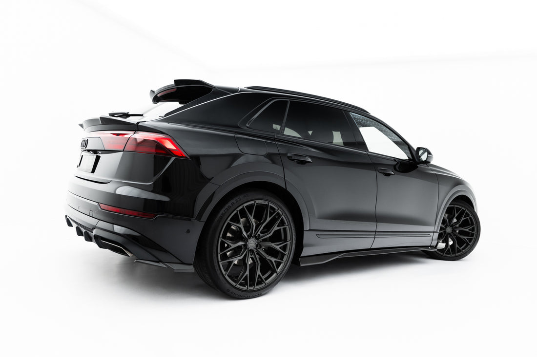 FOR AUDI - SQ8 / Q8 S-LINE - MK1 FACELIFT - CARBON FIBER SIDE SKIRTS DIFFUSERS
