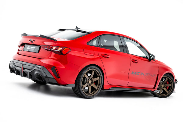 FOR AUDI - RS3 SEDAN - 8Y FACELIFT - CARBON FIBER SIDE SKIRTS - V1