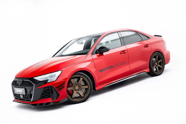 FOR AUDI - RS3 SEDAN - 8Y FACELIFT - CARBON FIBER SIDE SKIRTS - V2