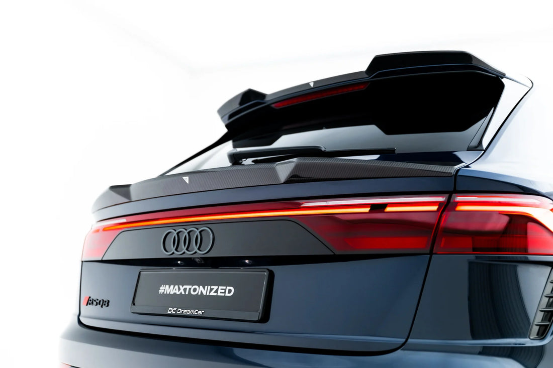 FOR AUDI -  RSQ8 / SQ8 / Q8 S-LINE - CARBON FIBER LOWER TAILGATE SPOILER