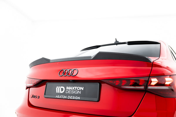 FOR AUDI - RS3 / S3 / A3 S-LINE / A3 - SEDAN 8Y FACELIFT - CARBON FIBER TAILGATE SPOILER - V1