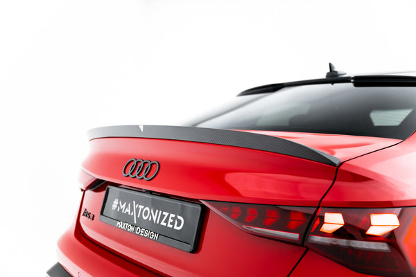 Audi - RS3 / S3 / A3 S-Line / A3 - Sedan 8Y Facelift - Carbon Fiber Tailgate Spoiler - V2