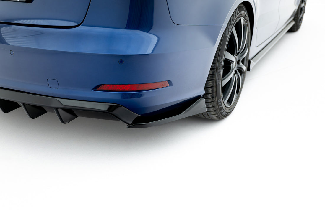 Rear Side Splitters suitable for Audi A3 Sedan 8V