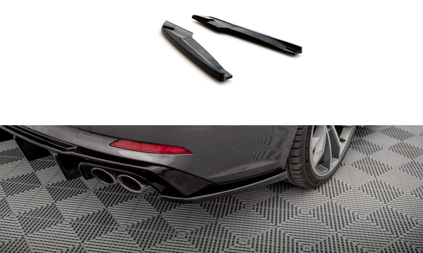 FOR AUDI - B9 - S5 - REAR SIDE SPLITTERS - COUPE / SPORTBACK (FOR REAR VALANCE V1)