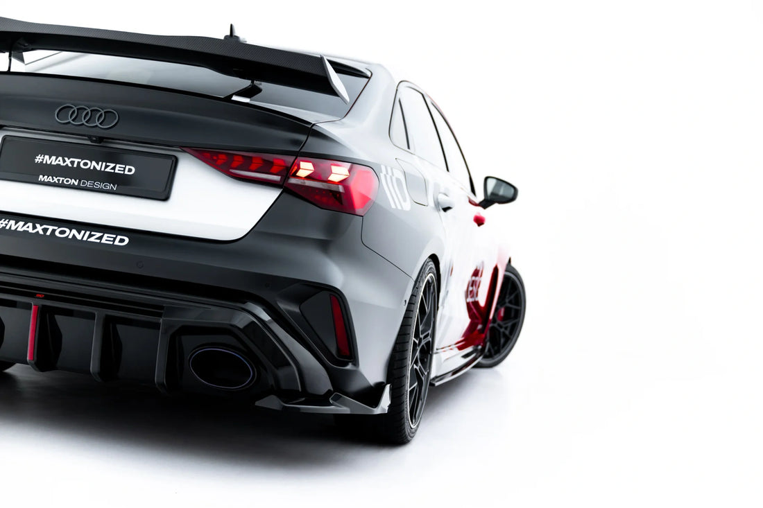 FOR AUDI - RS3 SEDAN - 8Y FACELIFT - REAR SIDE SPLITTERS - V2