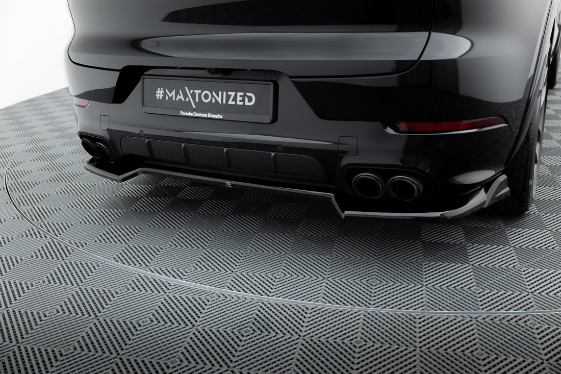 Rear Splitter suitable for Porsche Cayenne SUV / Coupe Mk3 Facelift