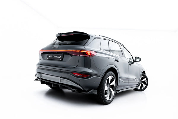 FOR AUDI - Q6 E-TRON STANDARD / S-LINE / SQ6 E-TRON SUV MK1 - REAR SPLITTER (WITH VERTICAL BARS)