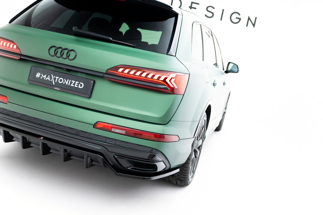 Rear Splitter (With Vertical Bars) suitable for Audi Q7 S-Line Mk2 Facelift