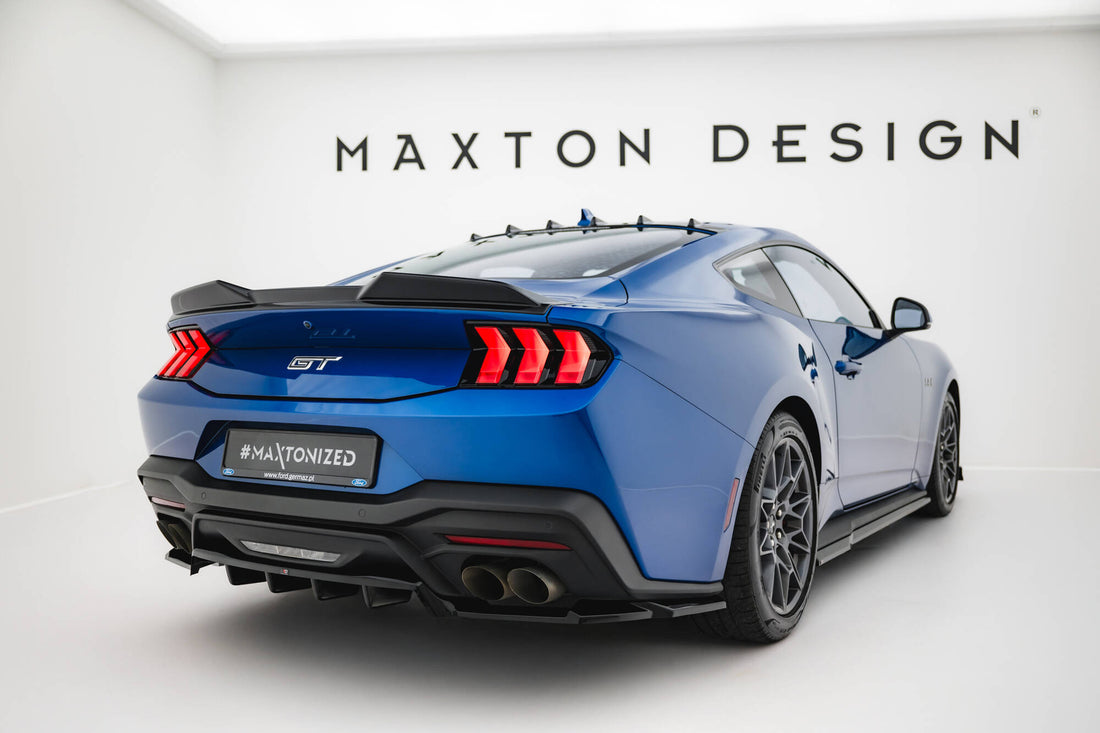 Rear Splitter (With Vertical Bars) suitable for Ford Mustang GT Mk7