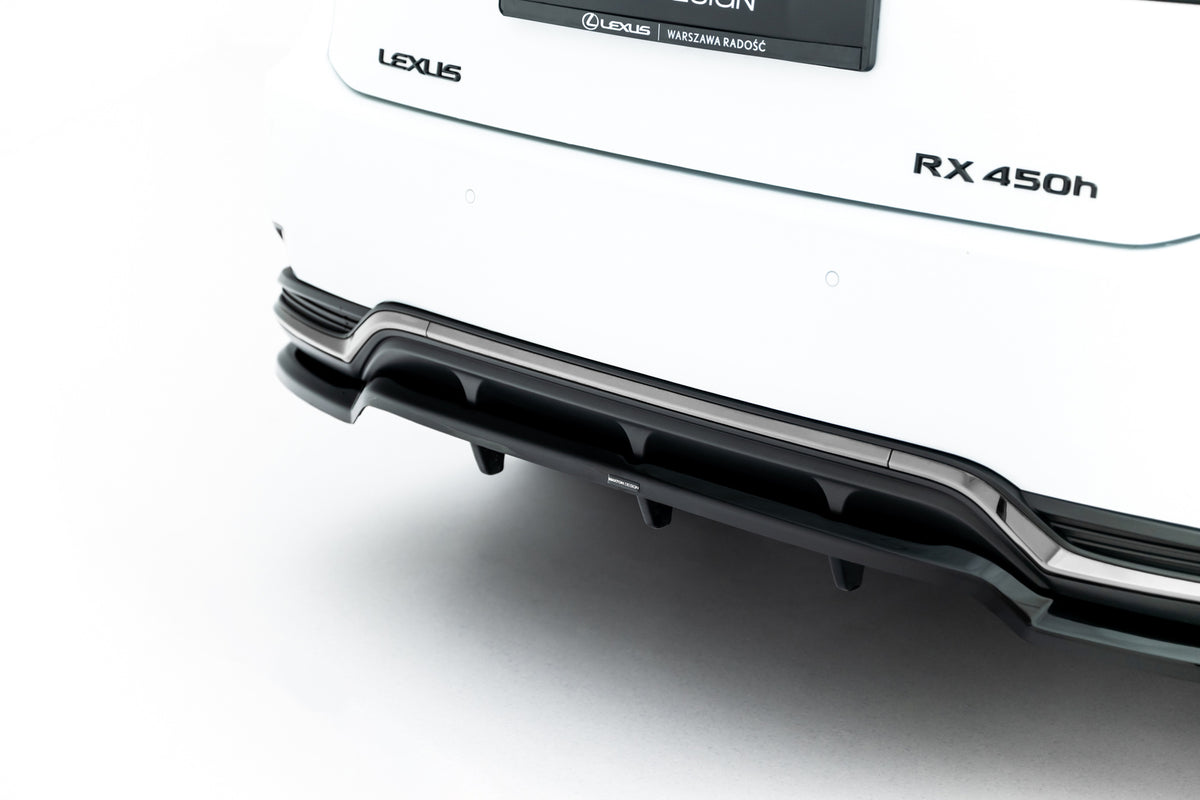 Lex's Rx3 Rear Lexus - RX/ RX F-Sport - Mk4 Facelift - Rear Splitter (with vertical b ...