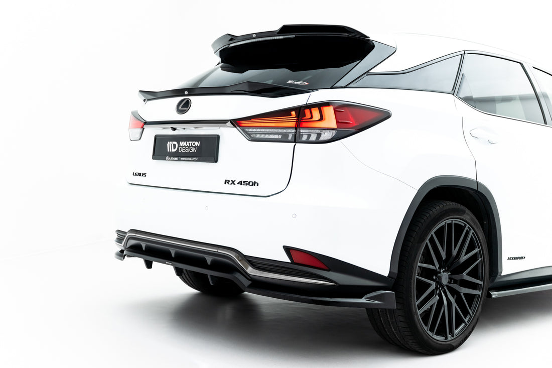 FOR LEXUS - RX/ RX F-SPORT - MK4 FACELIFT - REAR SPLITTER (WITH VERTICAL BARS)