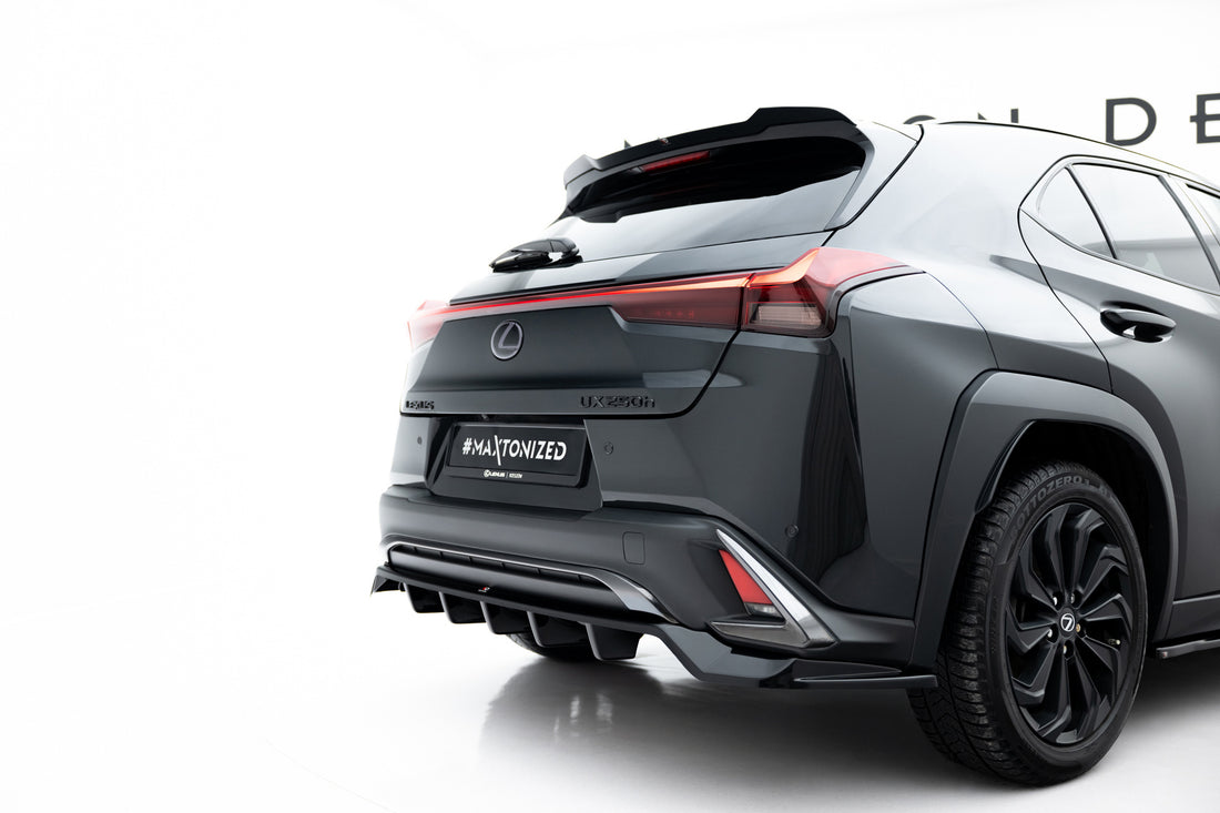 Rear Splitter (With Vertical Bars) suitable for Lexus UX F-Sport Mk1