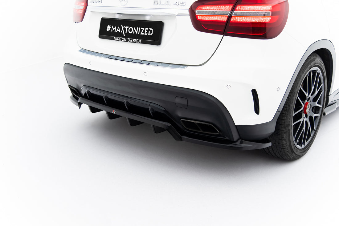 Rear Splitter (With Vertical Bars) suitable for Mercedes-Benz GLA 45 AMG X156 Facelift