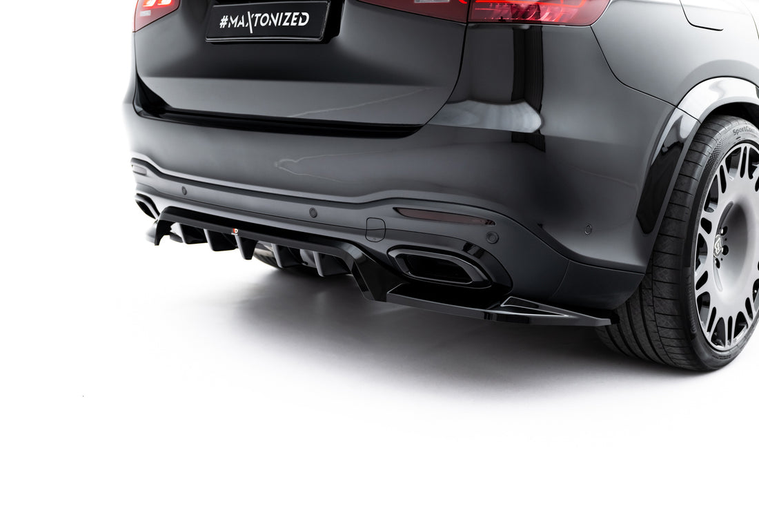 FOR MERCEDES-BENZ - GLS AMG-LINE  X167 FACELIFT - REAR SPLITTER (WITH VERTICAL BARS)