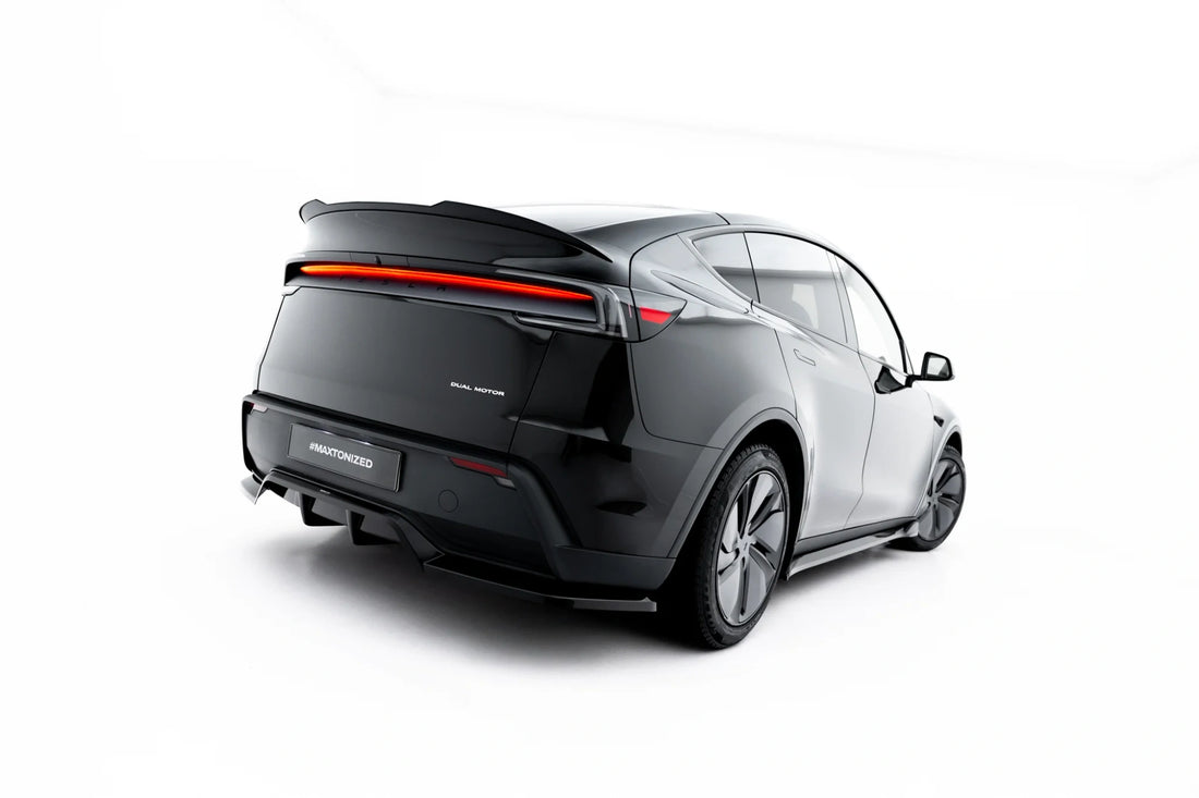 FOR TESLA - MODEL Y PREMIUM MK1 FACELIFT - REAR SPLITTER (WITH VERTICAL BARS)