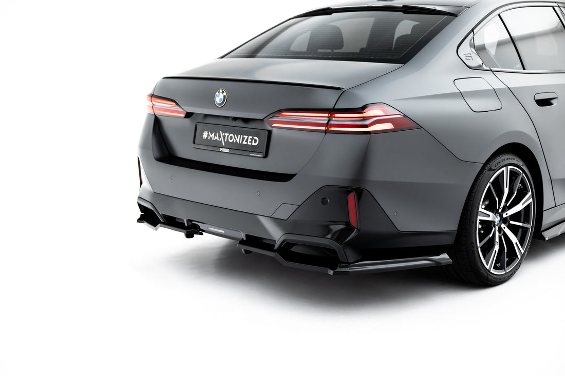 Rear Side Splitters V.1 suitable for BMW 5 / i5 M-Pack Sedan / Touring G60 / G61