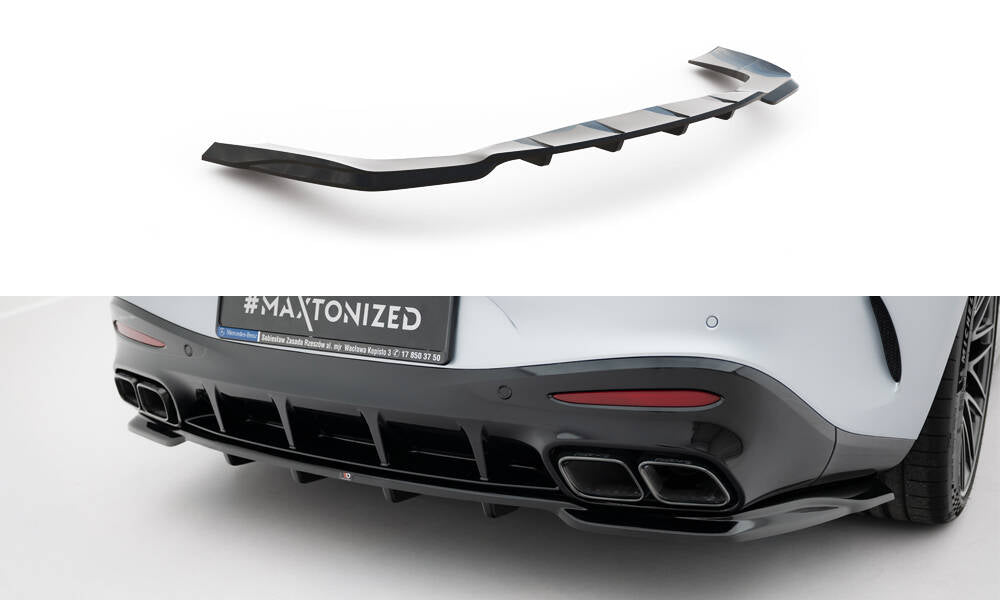 Rear Splitter (With Vertical Bars) V.1 suitable for Mercedes-AMG GT 63 / 55 / 63 S E Performance C192